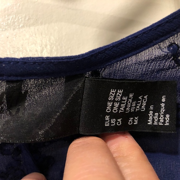 H&M Women’s Midnight Blue Long Overlay - Picture 4 of 9